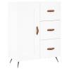 Stylish Highboard White 69.5x34x180 cm | Durable Engineered Wood