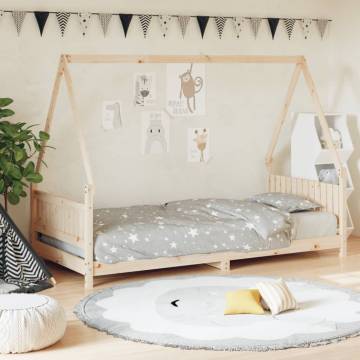 Kids Bed Frame 90x190 cm | Solid Wood Pine - HipoMarket