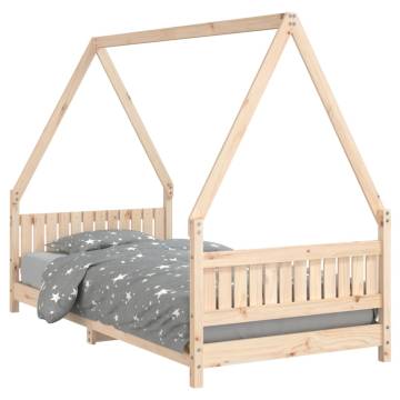 Kids Bed Frame 90x190 cm | Solid Wood Pine - HipoMarket