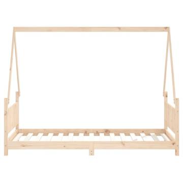 Kids Bed Frame 90x190 cm | Solid Wood Pine - HipoMarket