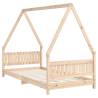 Kids Bed Frame 90x190 cm | Solid Wood Pine - HipoMarket