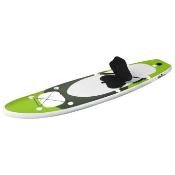 Inflatable Stand Up Paddle Board Set Green - 360x81x10 cm