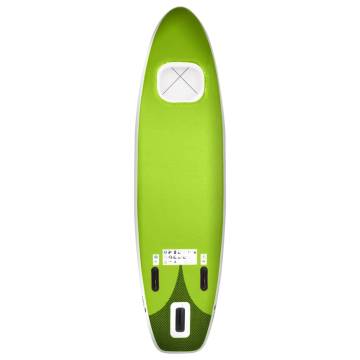 Inflatable Stand Up Paddle Board Set Green - 360x81x10 cm