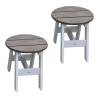 AXI 3 Piece Children Picnic Table Set Grey & White - Durable Fun