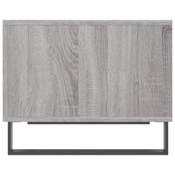 Stylish Grey Sonoma Coffee Table - Engineered Wood | HipoMarket