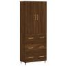 Highboard Brown Oak - Elegant Storage Solution | Hipomarket