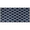 Stylish Navy & White Outdoor Rug – 100x200 cm