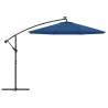 Cantilever Umbrella with LED Lights - 300 cm Azure | Hipomarket