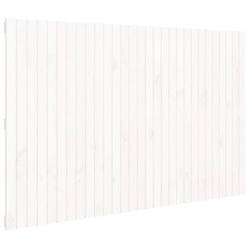 Elegant White Wall Headboard - Solid Pine Wood | HipoMarket