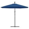 Cantilever Umbrella with LED Lights - 300 cm Azure | Hipomarket