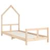 Kids Bed Frame 80x200 cm - Solid Wood Pine | HipoMarket