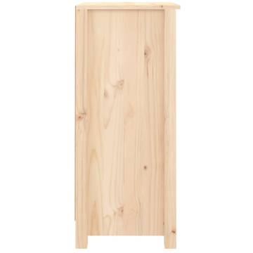 Solid Wood Pine Sideboards - 2 pcs 40x35x80 cm | Hipo Market