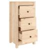 Solid Wood Pine Sideboards - 2 pcs 40x35x80 cm | Hipo Market