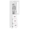 Elegant Highboard White 34.5x34x180 cm - Durable Design