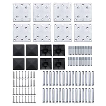 Premium Fence Panel Set WPC 1138x for Security & Privacy