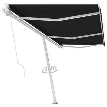 Freestanding Manual Retractable Awning 600x300 cm - Anthracite