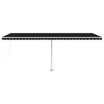 Freestanding Manual Retractable Awning 600x300 cm - Anthracite