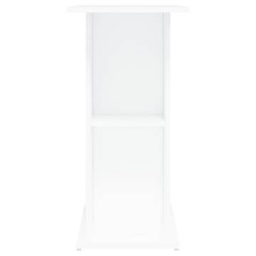 White Aquarium Stand 75x36x72.5 cm - Durable Engineered Wood