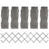 Trellis Fences 5 pcs Grey Solid Firwood 180x30 cm Colour grey Size 180 x 30 cm Quantity in Package 5 