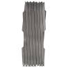 Trellis Fences 5 pcs Grey Solid Firwood - Stylish Garden Panels