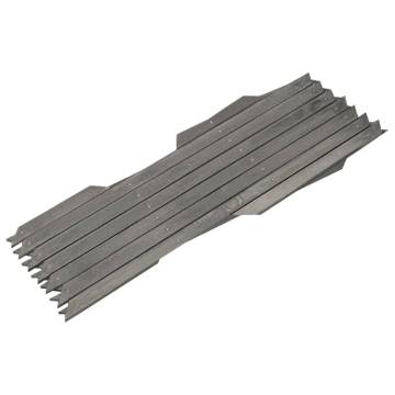 Trellis Fences 5 pcs Grey Solid Firwood - Stylish Garden Panels