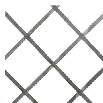 Trellis Fences 5 pcs Grey Solid Firwood - Stylish Garden Panels