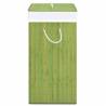 Bamboo Laundry Basket Green 100 L - Stylish & Practical