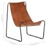 Relaxing Brown Leather Chair | Vintage Style Comfort