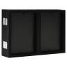 Trifold Photo Frame Collage Black 28x18 cm - Stylish Display