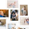 Collage Photo Frame for 10x(13x18 cm) Pictures - White MDF