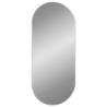 Wall Mirror Silver 100x45 cm Oval - Modern Home Decor