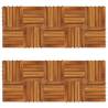 Decking Tiles Vertical Pattern 30 x 30 cm Acacia Set of 20 Colour brown Pattern pattern 2 Number of 20 