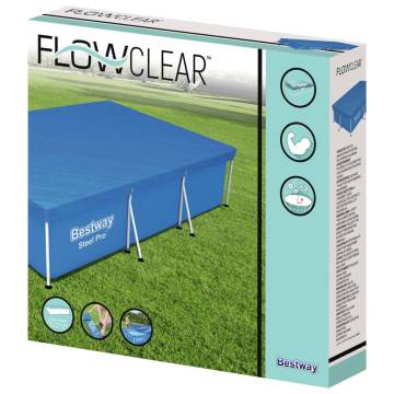 Bestway Flowclear Pool Cover 304x205x66 cm - Durable & Secure