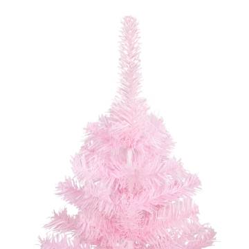 Pink Pre-lit Christmas Tree & Ball Set - 210 cm PVC | HipoMarket