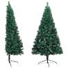 Artificial Half Pre-lit Christmas Tree with Ball Set - 240 cm