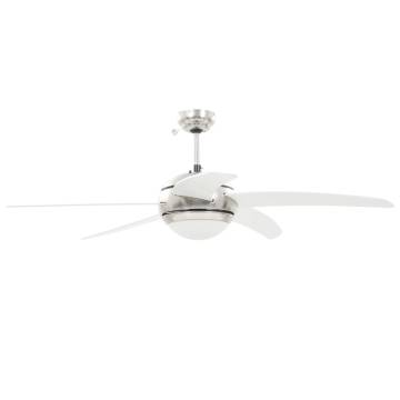 Ornate Ceiling Fan with Light 128 cm - Modern Design