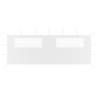 Gazebo Sidewall with Windows 6x2 m White Colour white Size 6 x 2 m Quantity in Package 1 