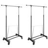 Adjustable Clothes Racks 2 pcs 1 Hanging Rail Colour black Quantity in Package 2 Model 1 hanging rail Number of 1 