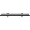 Stylish Glass Floating Shelves - 2 pcs 40x10 cm