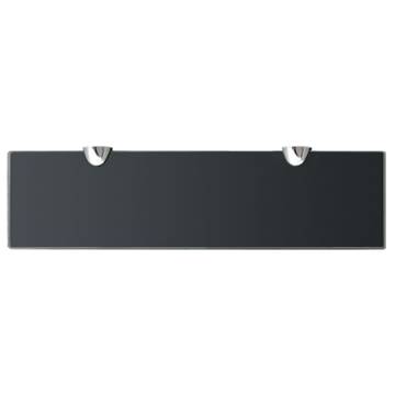 Stylish Glass Floating Shelves - 2 pcs 40x10 cm