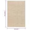 Buy Short Pile Beige Rug 160x230 cm | Elegant Floor Mat