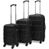 Three Piece Hardcase Trolley Set Black 45.5/55/66 cm Colour black Quantity in Package 1 Number of wheels 4 