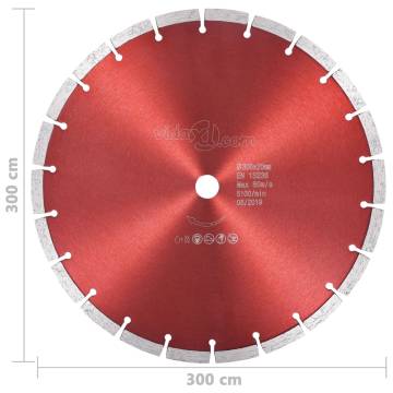 Diamond Cutting Disc Steel 300 mm - Precision Cutting Tool