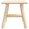 Elegant Solid Wood Side Table - 49x49x50 cm