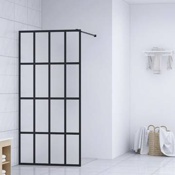 Walk-in Shower Screen - Frosted Tempered Glass 118x190 cm