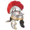 Roman Soldier Helmet Antique Replica - LARP Silver Steel