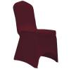 Stretch Burgundy Chair Covers - 12 pcs for Elegant Events