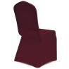 Stretch Burgundy Chair Covers - 12 pcs for Elegant Events