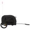 Pet Bike Trailer - Black Oxford Fabric & Iron | HipoMarket