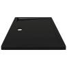 Rectangular ABS Shower Base Tray Black 80x110 cm | Hipo Market